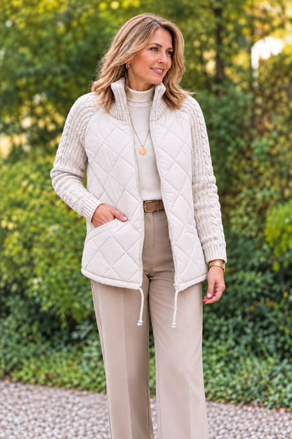 Veste Diane – Matelassée & Maille