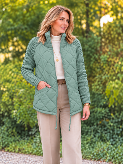 Veste Diane – Matelassée & Maille